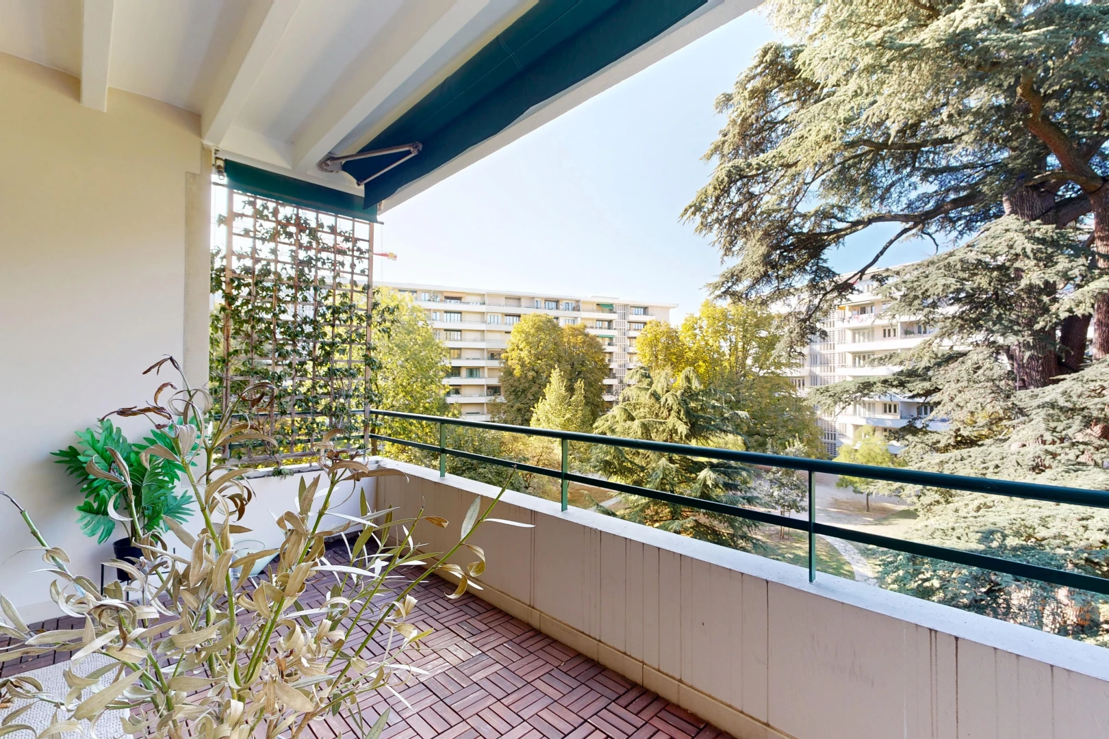 balcon avec view focus, balcon, et from property
