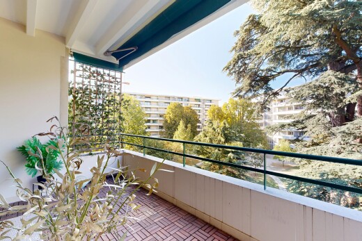 balkon mit view focus, balkon, und from property