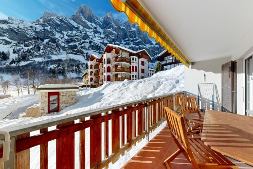 balkon mit balkon, from property, blick auf die berge, mountain view, und snow