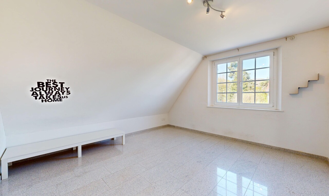 pièce vide avec drywall, cloison sèche, natural light, lumière naturelle, et low ceiling