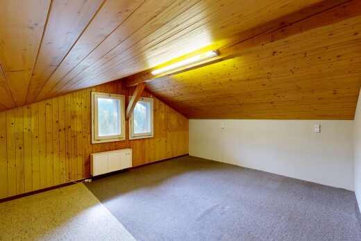 leerer raum mit natural light, natürliches licht, wood wall, holzwand, und inside property