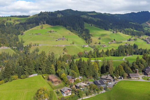 blick auf die berge mit aerial view, ländliche aussicht, rural view, waldblick, und forest view