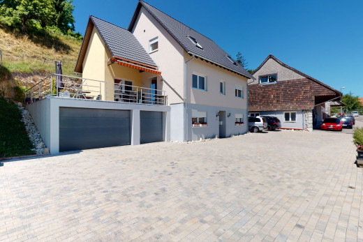 ansicht der vorderseite des hauses