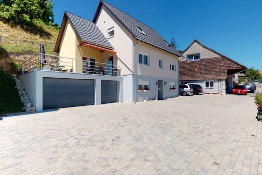 ansicht der vorderseite des hauses