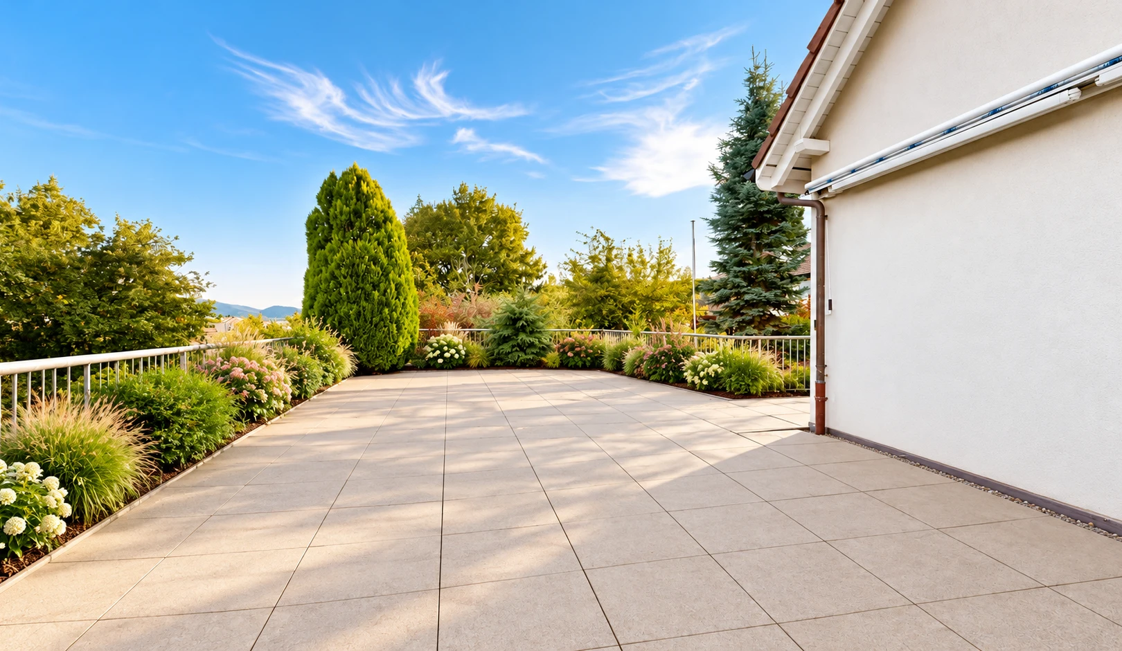 terrasse mit from property, day time, und terrasse