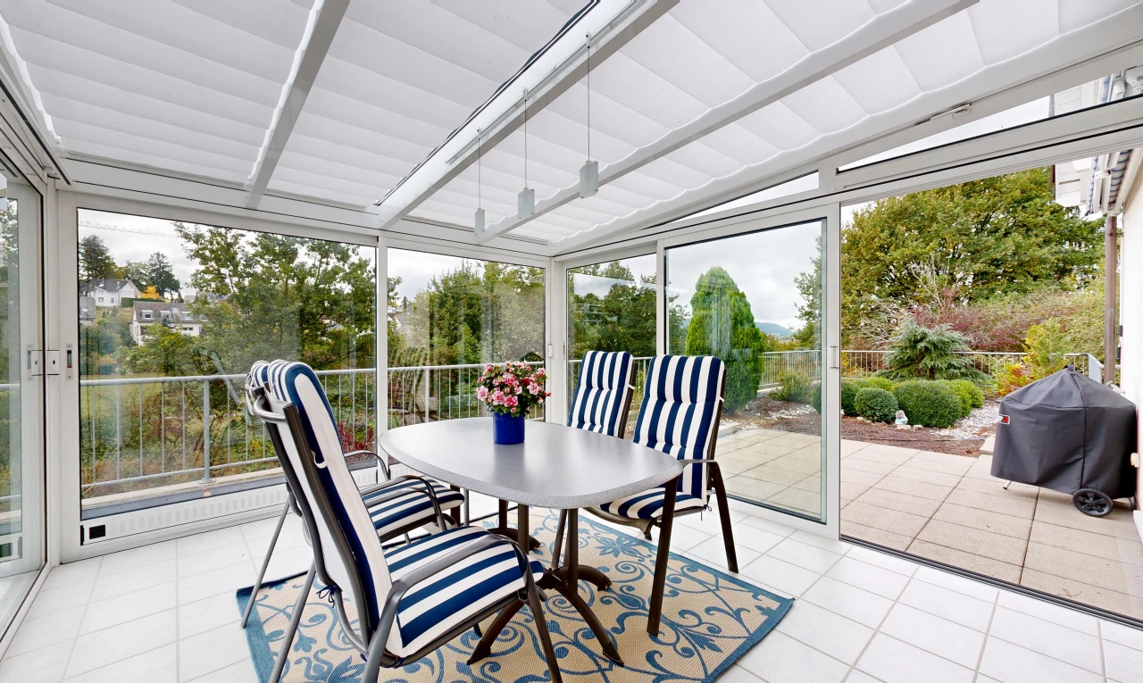 terrasse mit grill