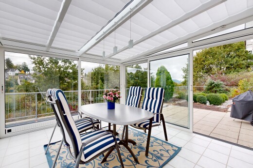 terrasse mit grill