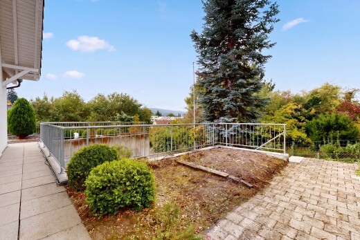 garten mit from property, zaun, und view focus