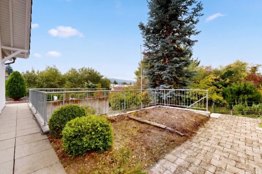 garten mit from property, zaun, und view focus