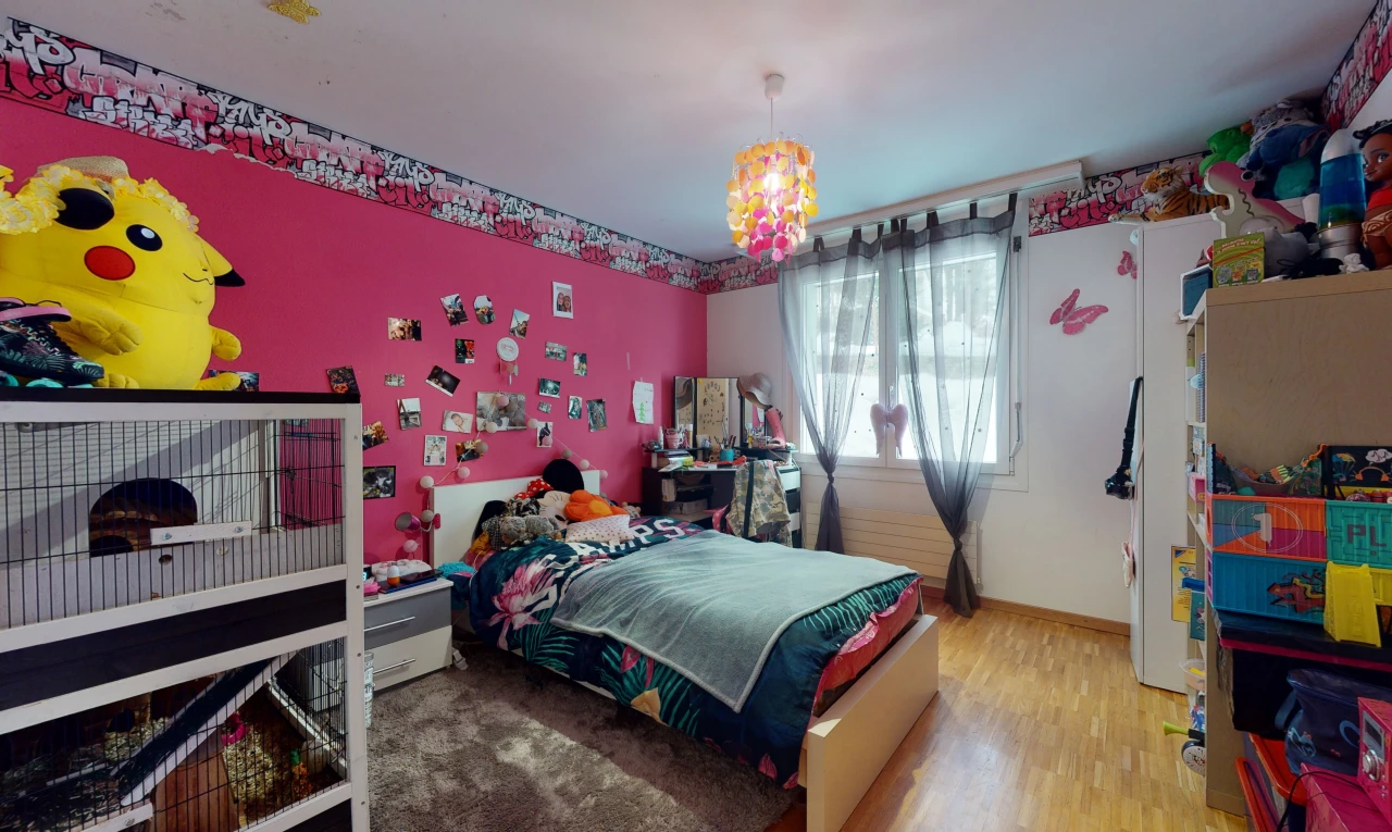 bedroom with natural light