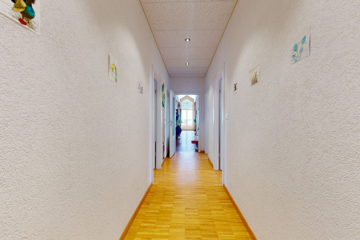 couloir avec parquet