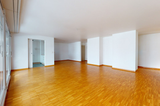 chambre vide avec parquet