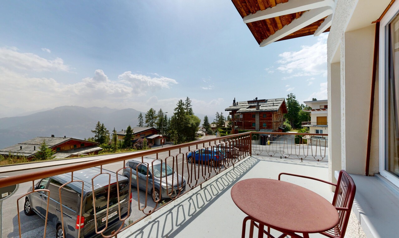balkon mit day time, from property, balkon, mountain view, und blick auf die berge
