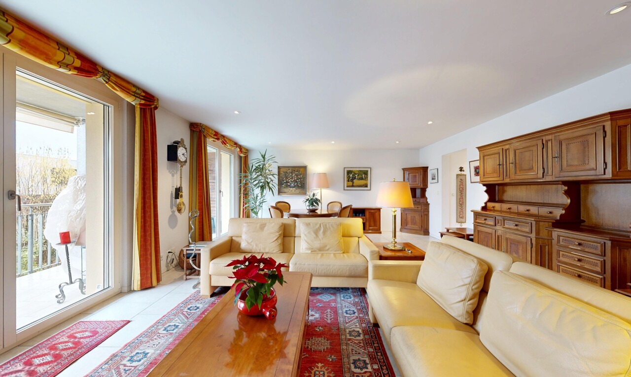 living area featuring healthy amount of natural light