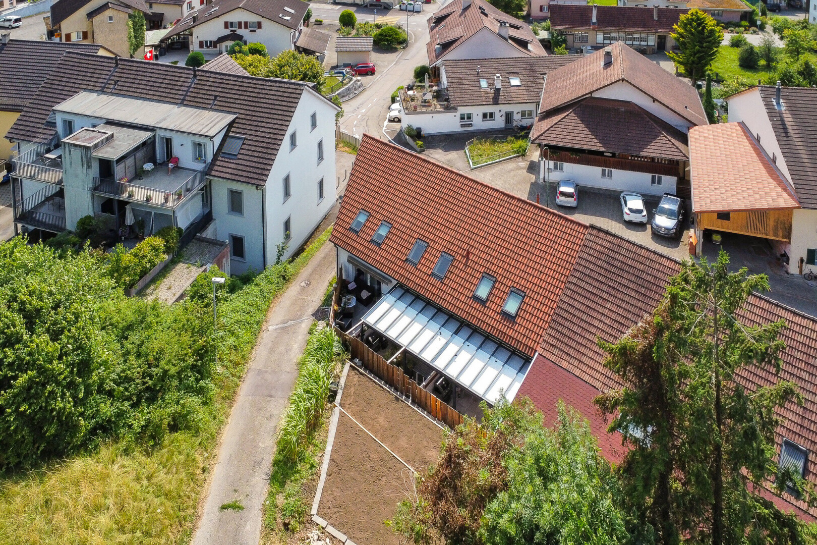 façade avec vue résidentielle et residential view