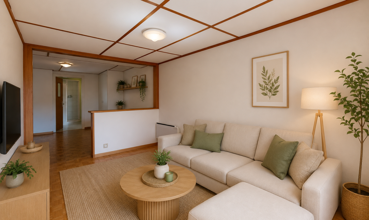 pièce vide avec drywall, cloison sèche, parquet floor, baseboards wall, et plinthes murales
