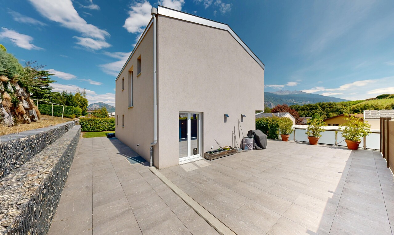 terrasse avec from property, day time, vue sur la montagne, et mountain view