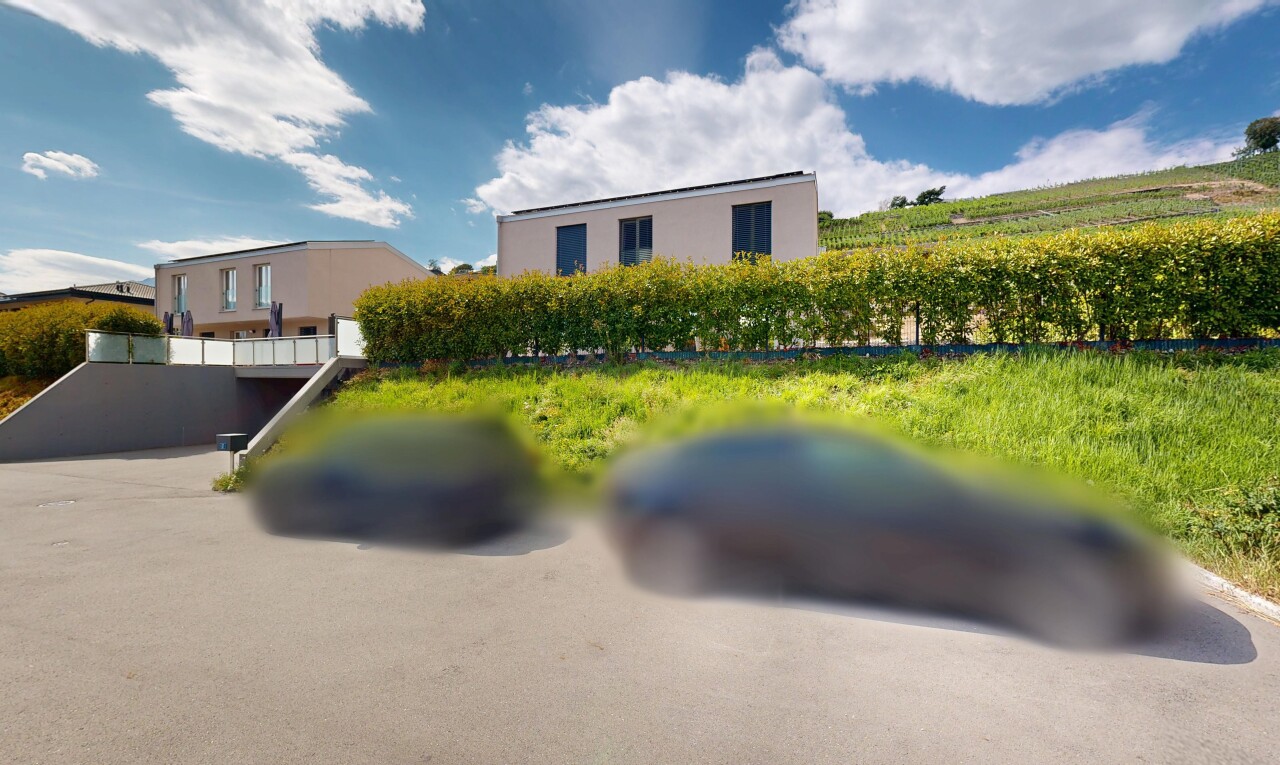 façade avec day time, bardage en stuc, orchard / agricultural view, vue sur le verger/agriculture, et property visible