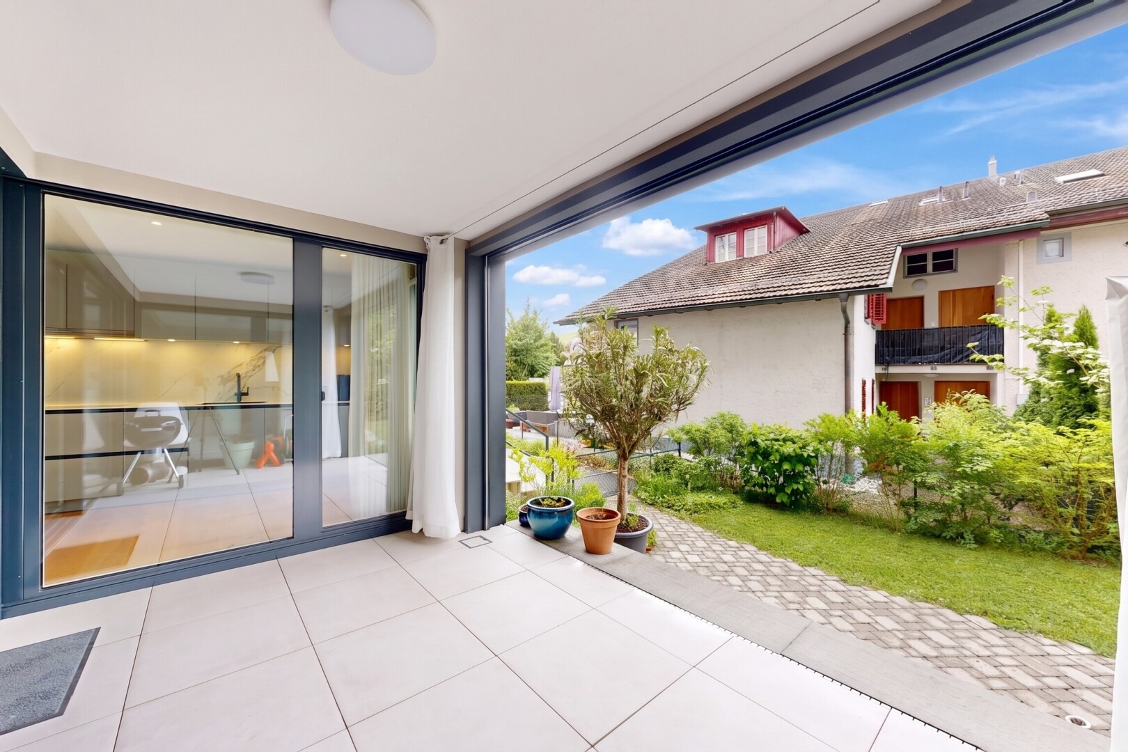 terrasse mit day time, terrasse, und from property