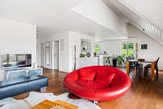 living / dining area featuring hardwood / wood-style floors