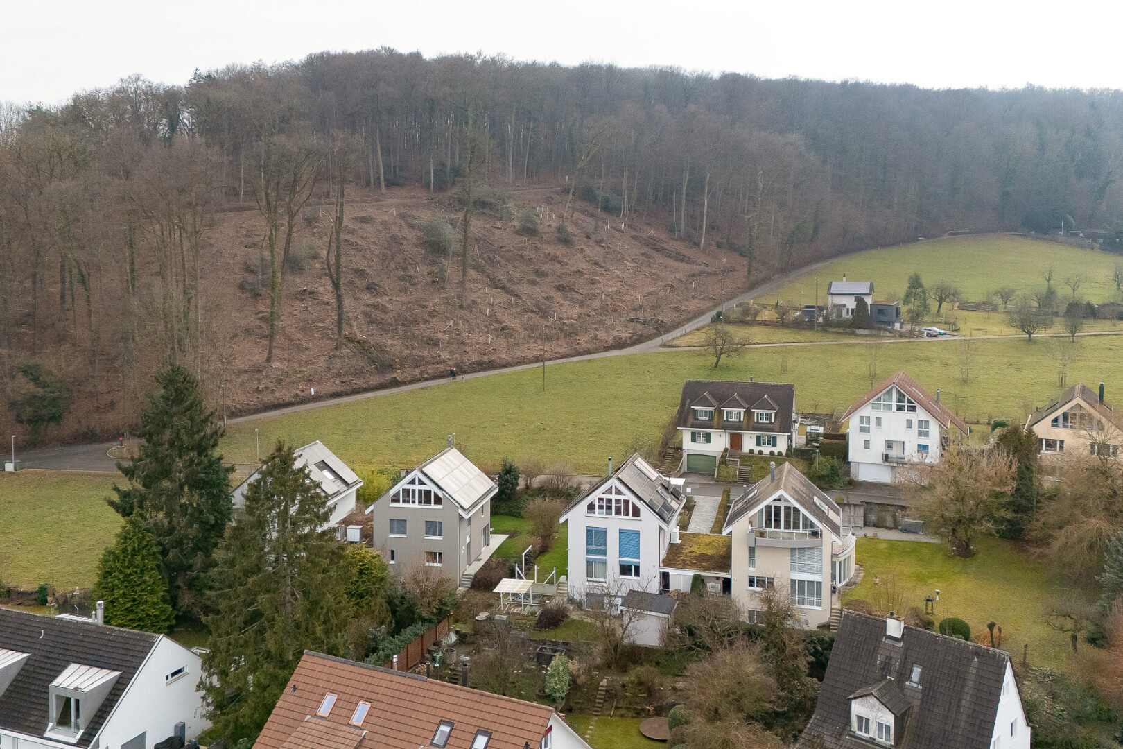 außenansicht mit overcast