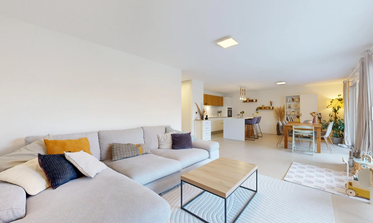 view of living / dining room