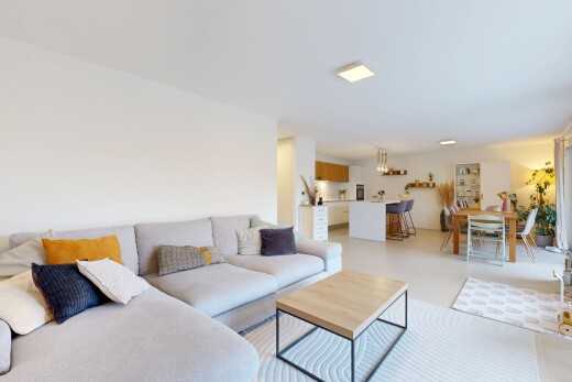 view of living / dining room