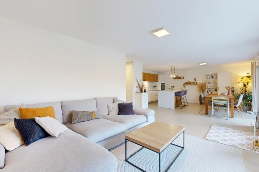 view of living / dining room