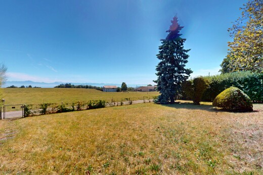 jardin avec day time, rural view, vue rurale, pelouse, et clôture