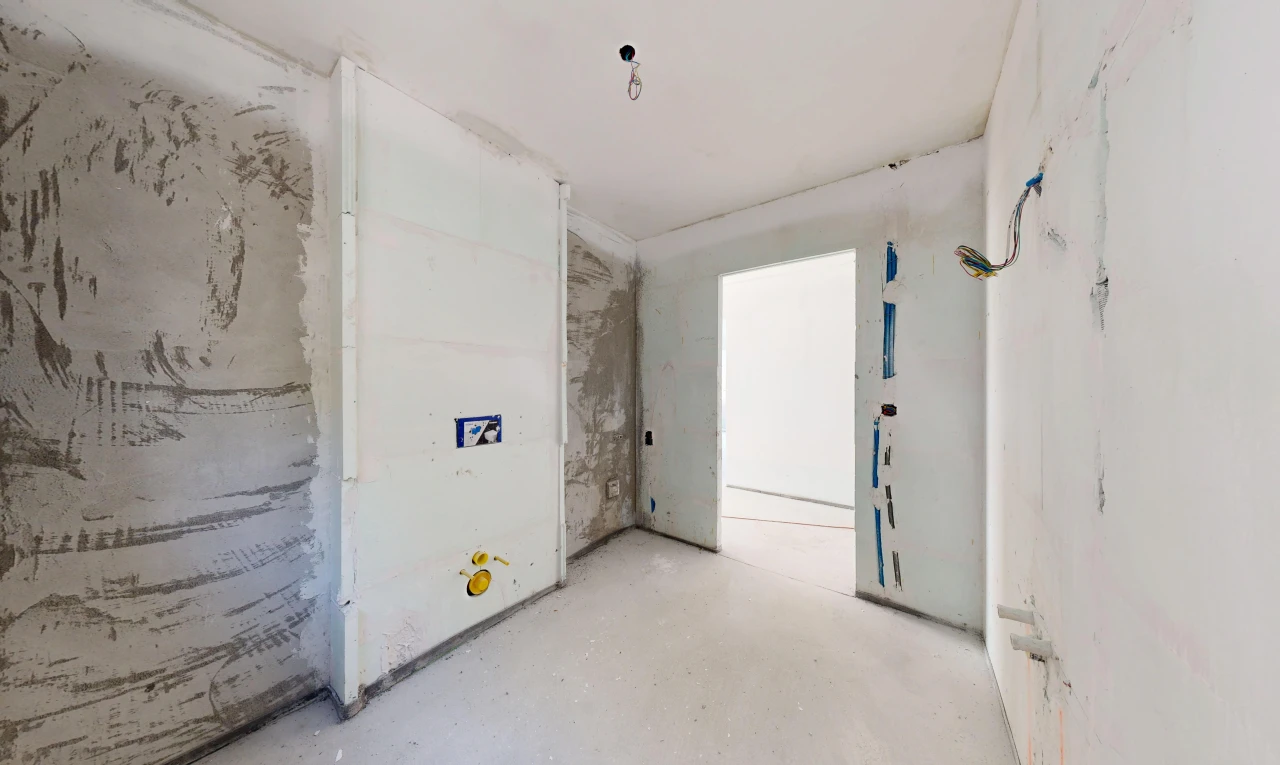 pièce vide avec sol en béton, concrete floor, et inside property