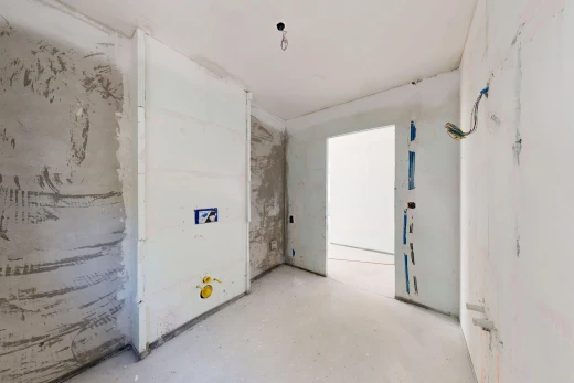 pièce vide avec sol en béton, concrete floor, et inside property