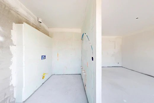 pièce vide avec inside property, concrete floor, et sol en béton