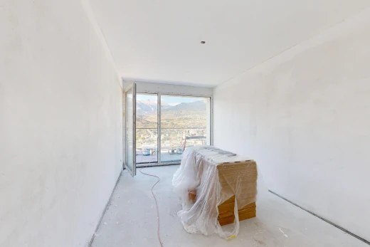 chambre avec accès à l'extérieur, inside property, view focus, cloison sèche, et drywall