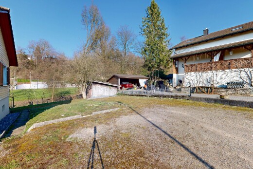 outdoor house with an outdoor structure