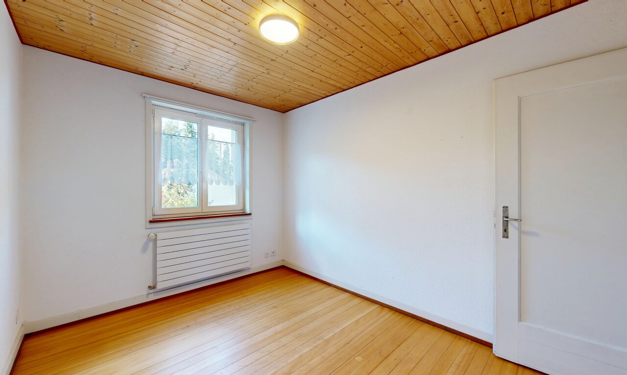 leerer raum mit holzdecke, wood ceiling, kühler, gipskartonwand, und drywall