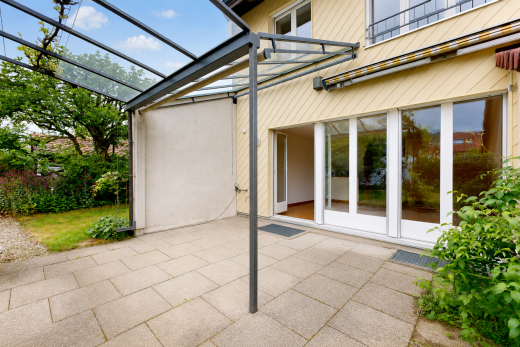 terrace with a patio area