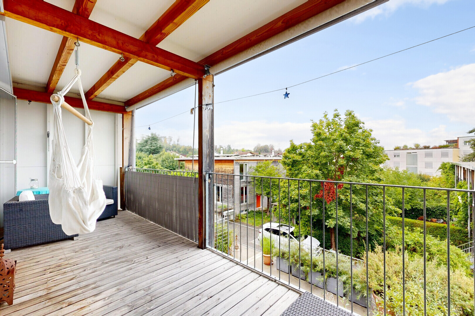 terrasse mit from property, view focus, balkon, und day time