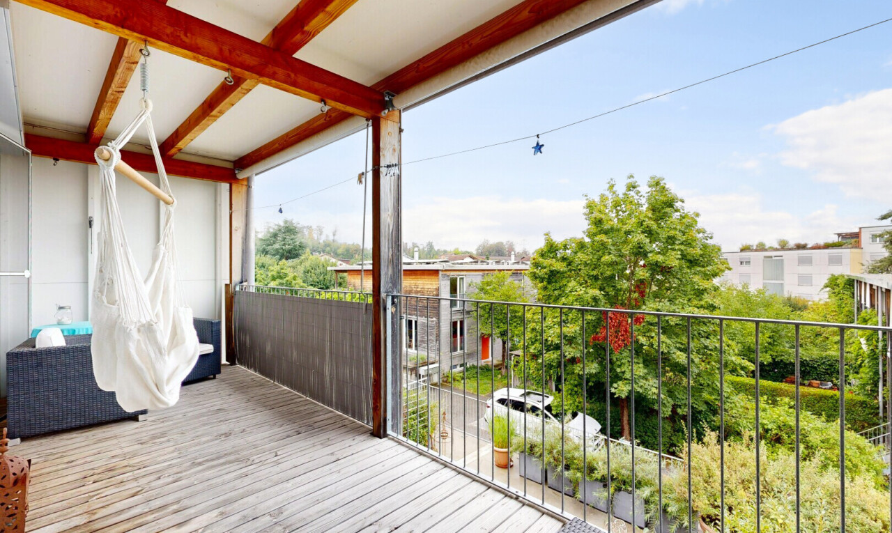 terrasse mit from property, view focus, balkon, und day time