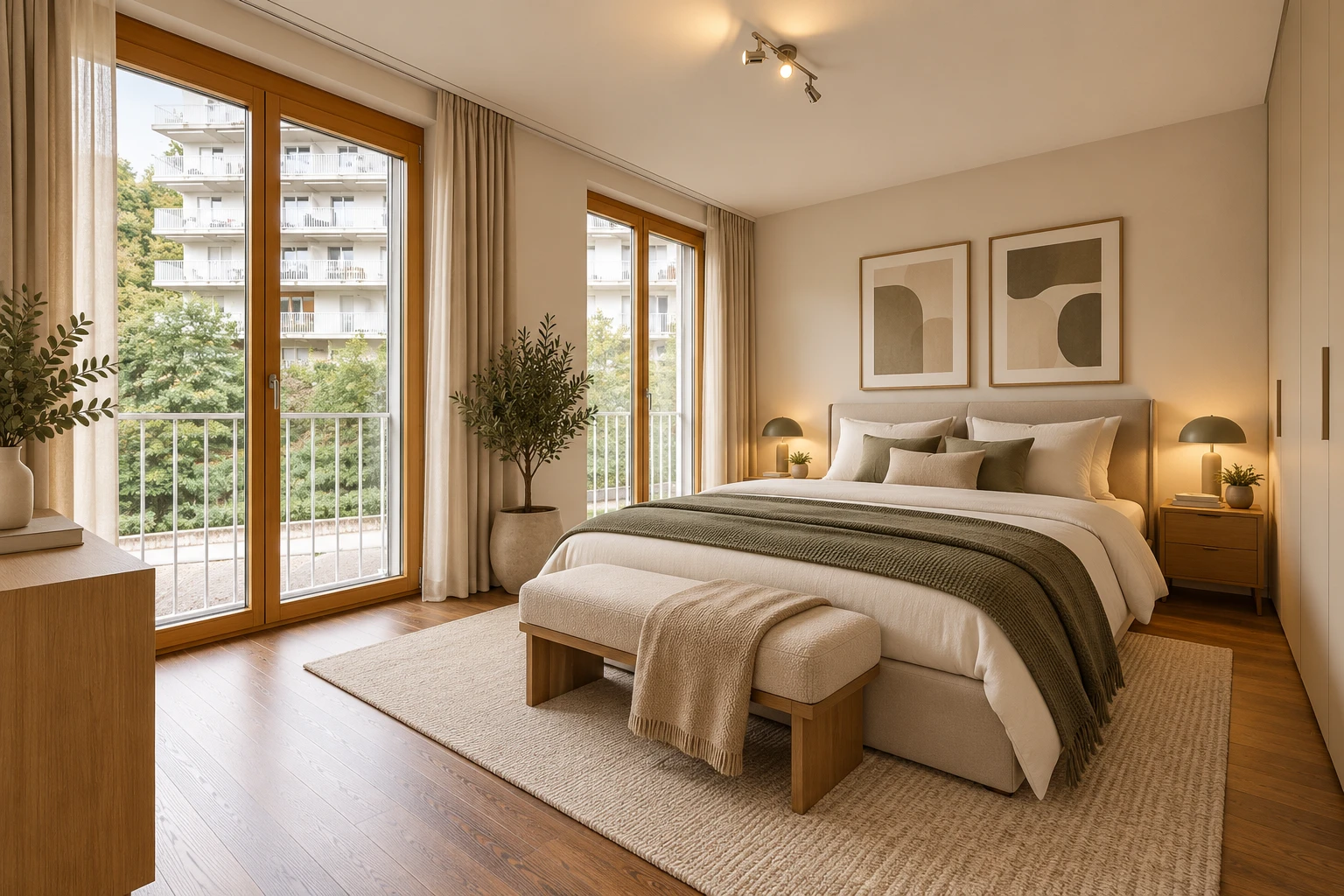pièce vide avec accès à l'extérieur, cloison sèche, drywall, plinthes murales, et baseboards wall