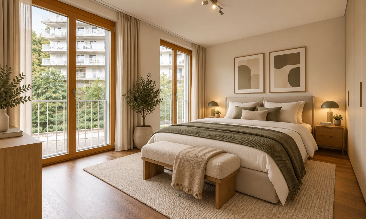 pièce vide avec accès à l'extérieur, cloison sèche, drywall, plinthes murales, et baseboards wall