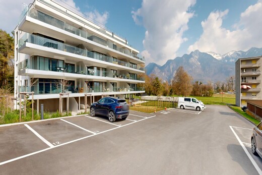außenansicht mit day time, blick auf die berge, mountain view, from community, und blick auf wohnanlage