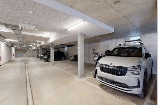 parken mit parkgarage und inside community