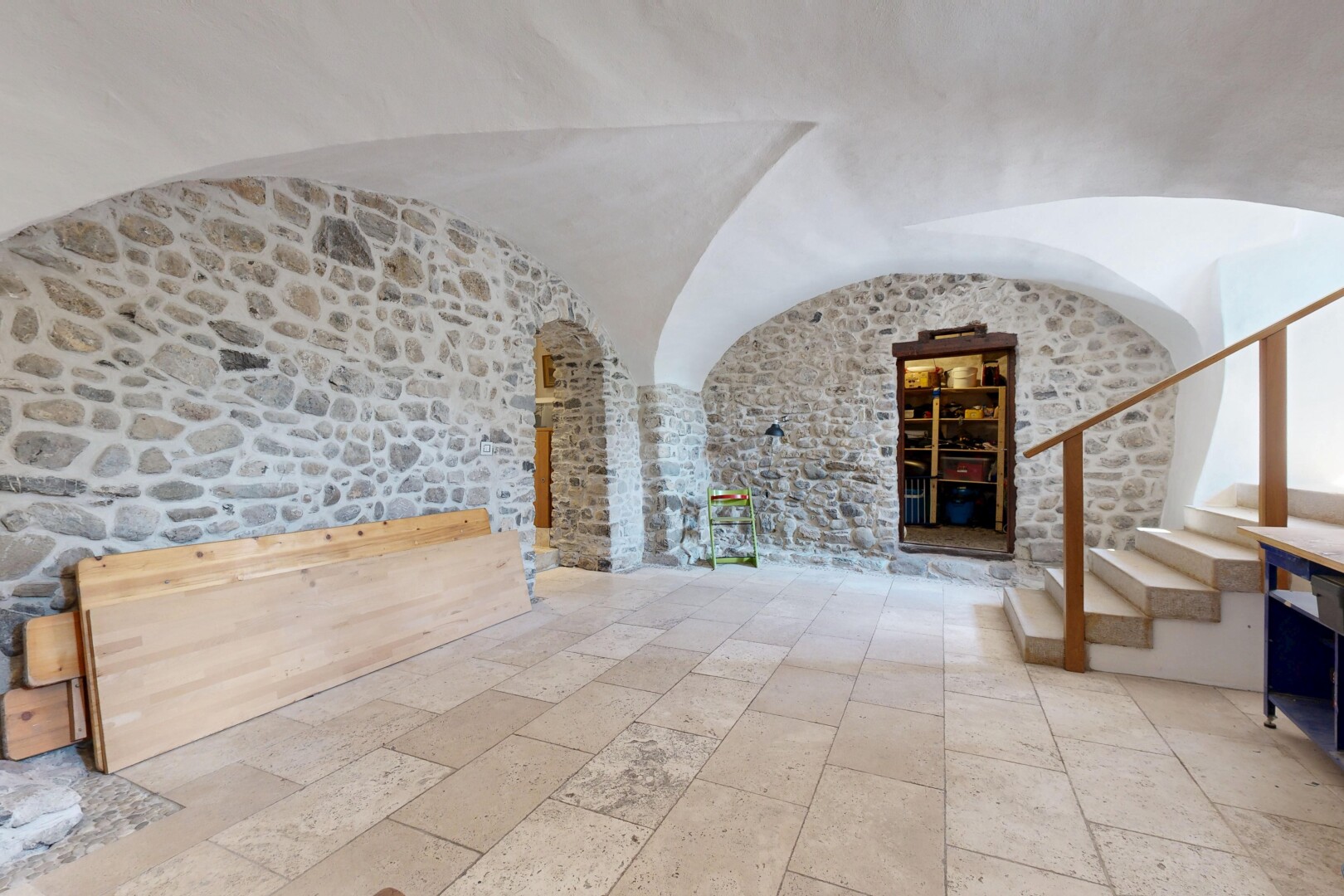 interior space featuring stairs
