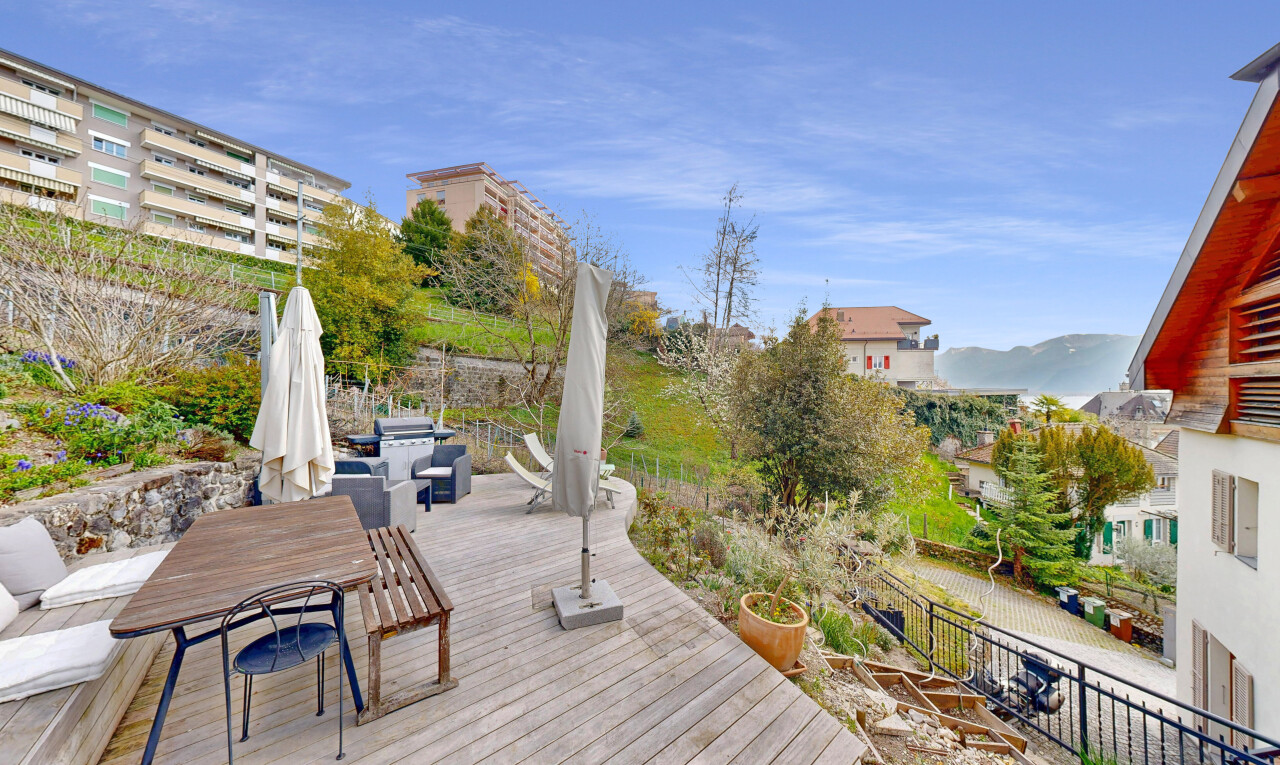 patio / terrace featuring outdoor dining area and fence