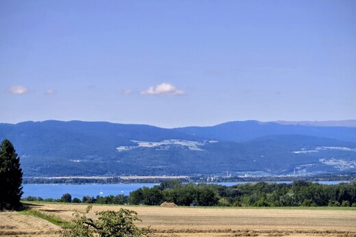 blick auf die berge mit blick auf die berge, mountain view, day time, seesicht, und water view