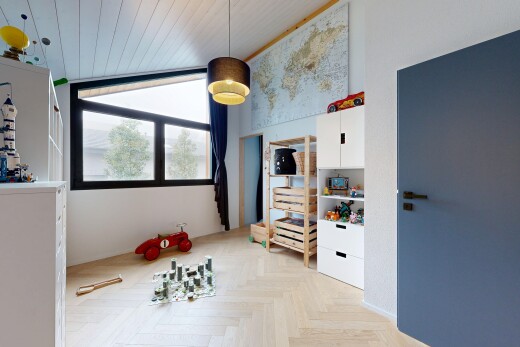 chambre avec lumière naturelle, natural light, inside property, parquet floor, et cloison sèche