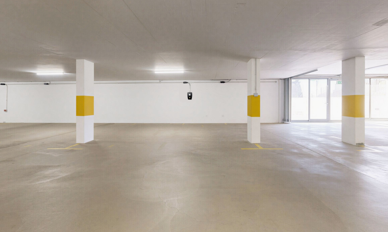 parken mit parkgarage und inside community