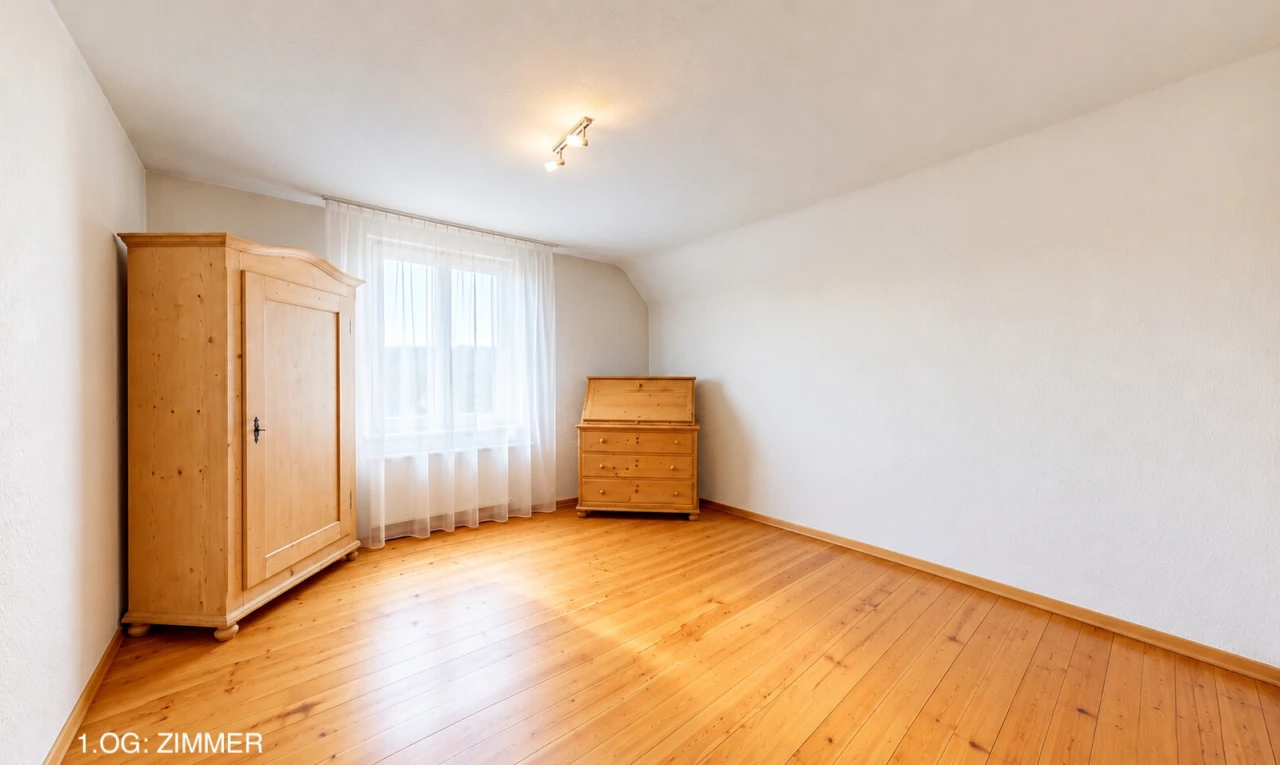 leerer raum mit natürliches licht, holzfußboden, wood finish floor, gipskartonwand, und drywall
