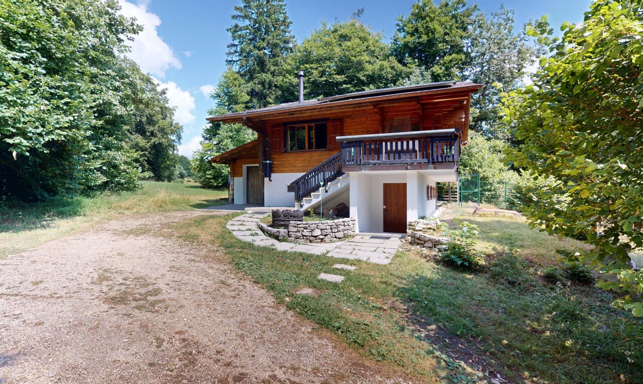 außenansicht mit treppen, property visible, day time, auffahrt, und garage
