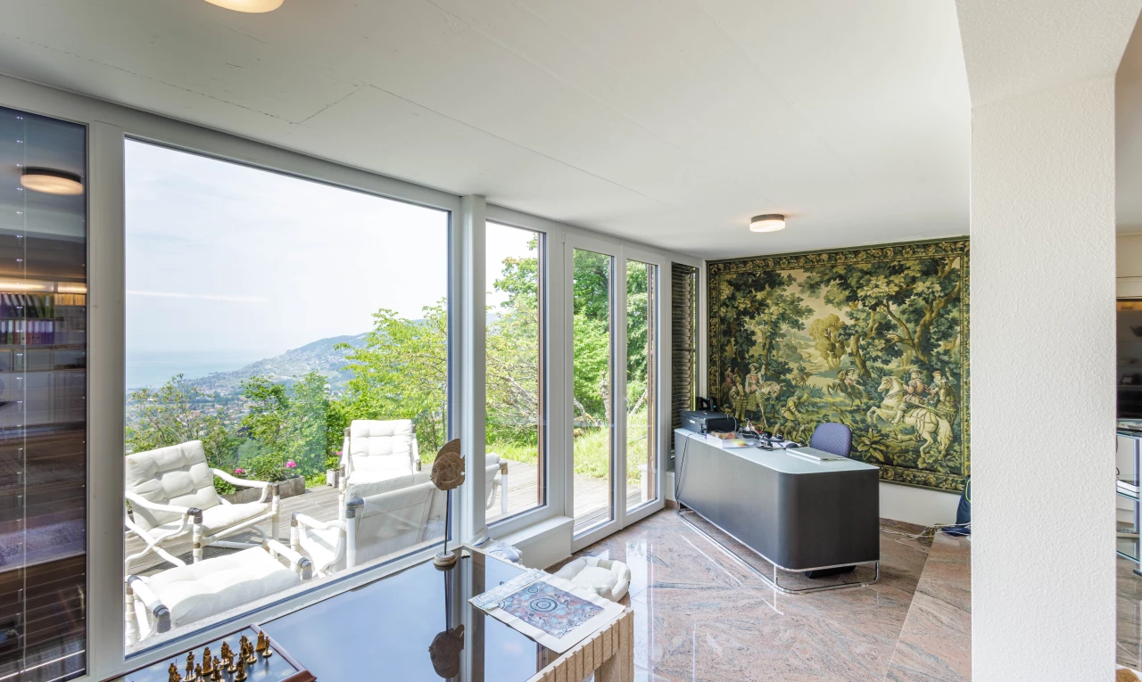 sunroom with natural light